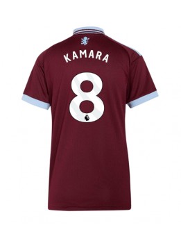 Ženski Nogometna dresi replika Aston Villa Boubacar Kamara #8 Domači 2026-27 Kratek rokav Ženski Nogometna dresi replika Aston Villa Boubacar Kamara #8 Domači 2026-27 Kratek rokav